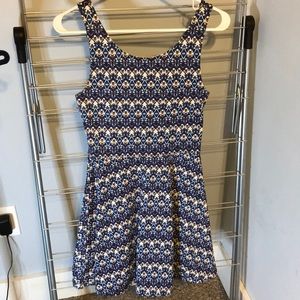 Aztec print Skater dress